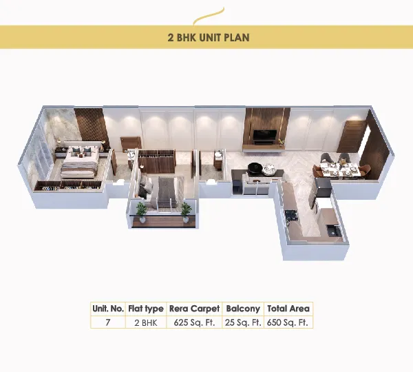 1BHK flat in vasai East